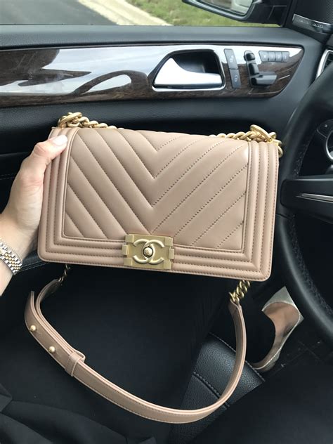 chanel boy bag chevron beige|Chanel boy bag medium caviar.